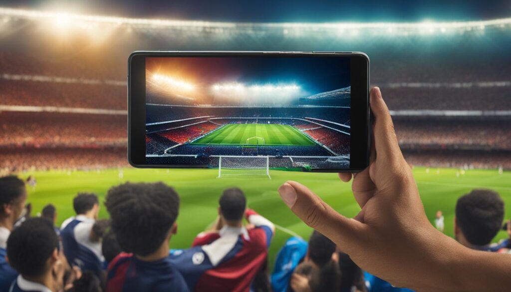 taruhan bola dengan fitur live streaming